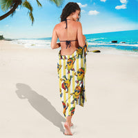 Funny Hawaii Mango Hip Hop Cartoon Sarong Summer Beach Party LT19 - Polynesian Pride
