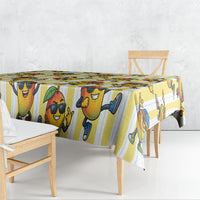 Funny Hawaii Mango Hip Hop Cartoon Tablecloth Summer Beach Party LT19 - Polynesian Pride