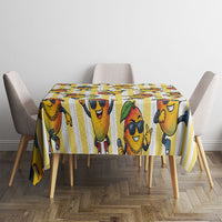Funny Hawaii Mango Hip Hop Cartoon Tablecloth Summer Beach Party LT19 - Polynesian Pride