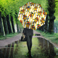 Funny Hawaii Mango Hip Hop Cartoon Umbrella Summer Beach Party LT19 - Polynesian Pride