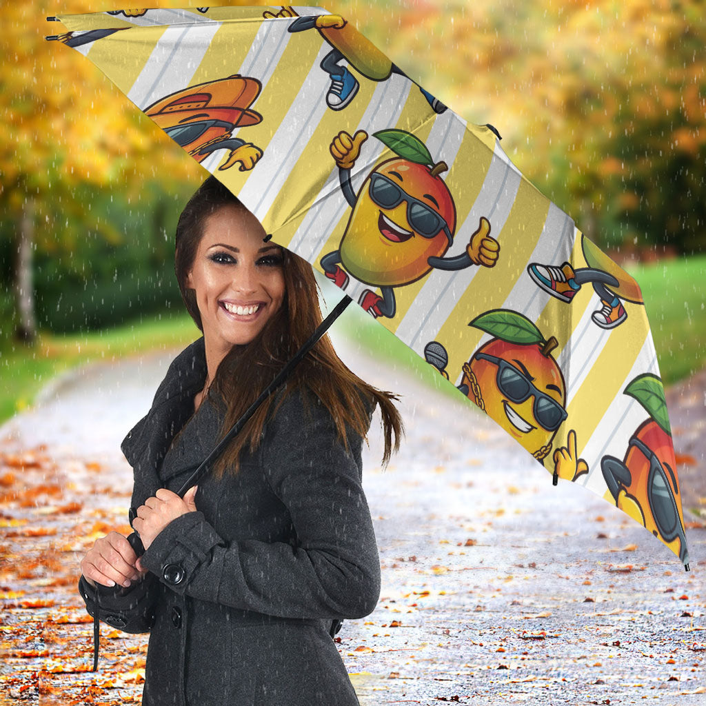 Funny Hawaii Mango Hip Hop Cartoon Umbrella Summer Beach Party LT19 - Polynesian Pride