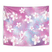 Pink Aloha Hawaiian Tapestry Tropical Flower Palm Leaf Pattern LT19 - Polynesian Pride