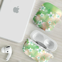 Green Aloha Hawaiian AirPods Case Tropical Flower Palm Leaf Pattern LT19 - Polynesian Pride