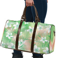 Green Aloha Hawaiian Travel Bag Tropical Flower Palm Leaf Pattern LT19 - Polynesian Pride