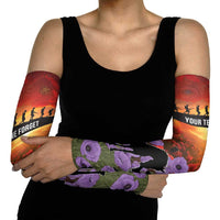 Personalised ANZAC Day Arm Sleeves Remembering the Animals of War LT19 - Polynesian Pride