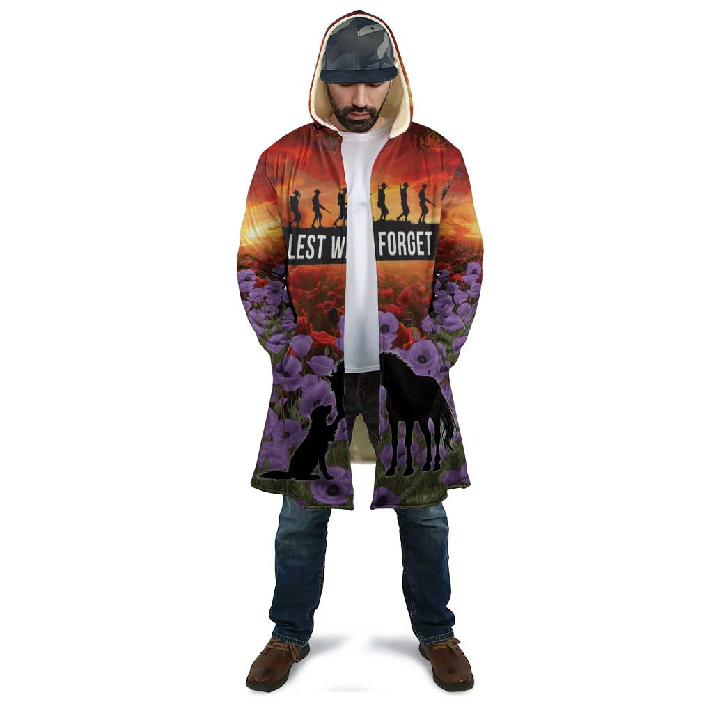Personalised ANZAC Day Cloak Remembering the Animals of War LT19 - Polynesian Pride