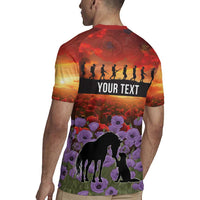 Personalised ANZAC Day Rugby Jersey Remembering the Animals of War LT19 - Polynesian Pride