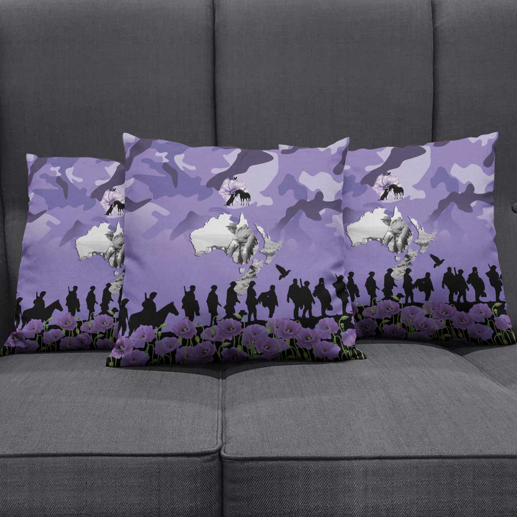 ANZAC Day Pillow Cover Lest We Forget the Animals Too LT19 - Polynesian Pride
