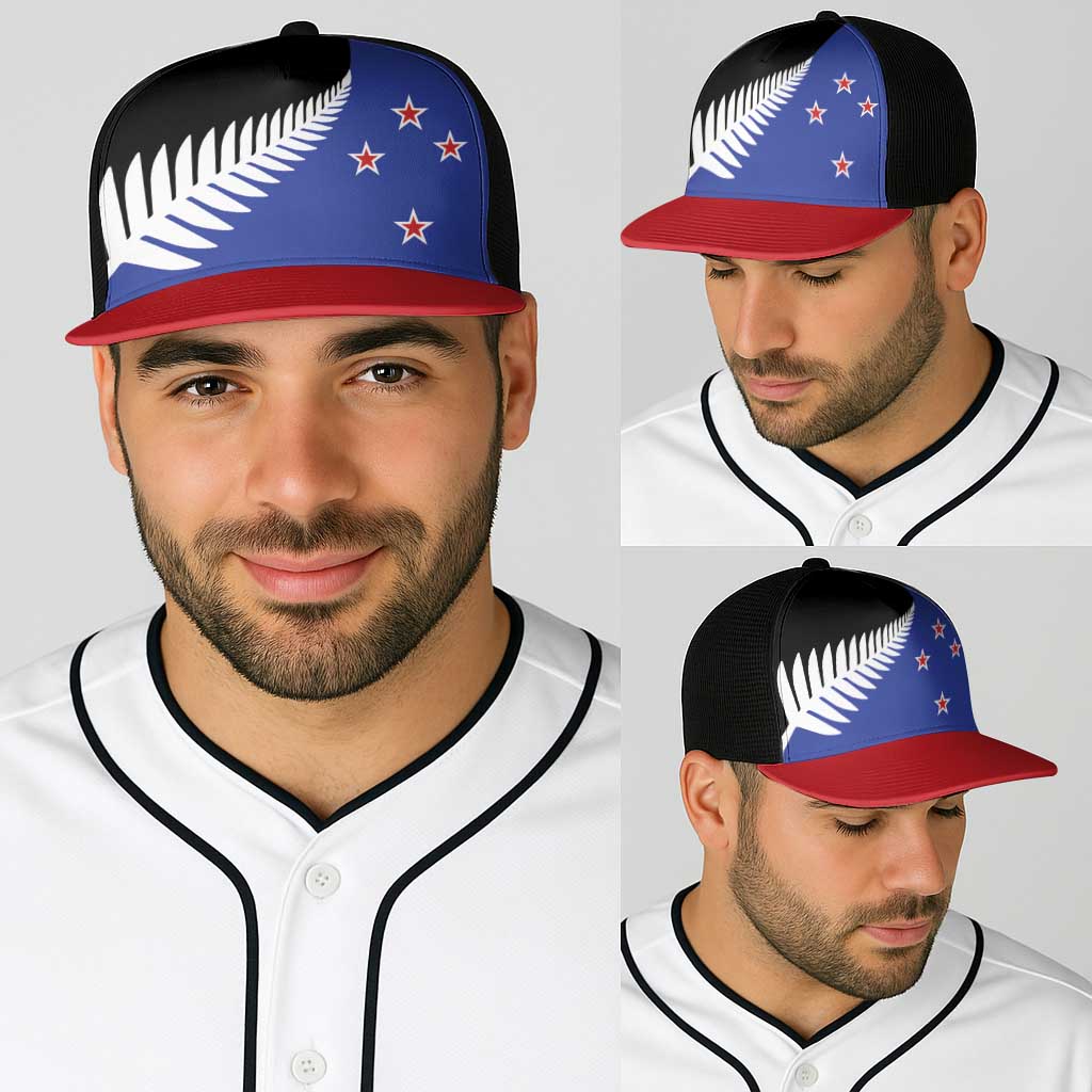 New Zealand Baseball Net Cap National Flag Style LT19 - Polynesian Pride