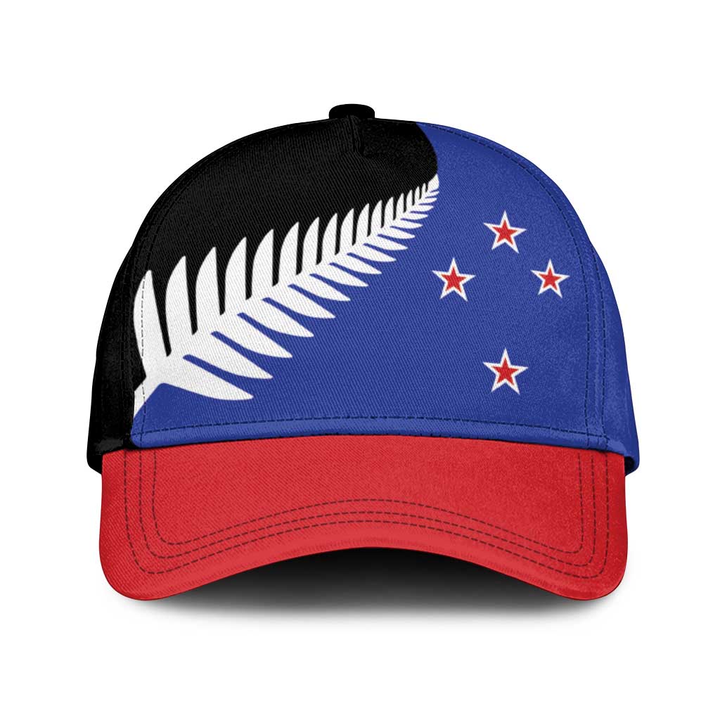 New Zealand Classic Cap National Flag Style LT19 Universal Fit Blue - Polynesian Pride