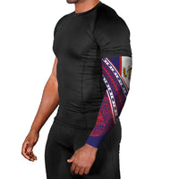 American Samoa Flag Day Arm Sleeves Polynesian Tribal Tattoo Eagle Art LT19 - Polynesian Pride