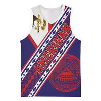 American Samoa Flag Day Basketball Jersey Polynesian Tribal Tattoo Eagle Art LT19 Unisex Navy - Polynesian Pride