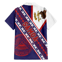 American Samoa Flag Day Hawaiian Shirt Polynesian Tribal Tattoo Eagle Art LT19 - Polynesian Pride