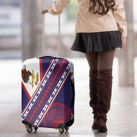 American Samoa Flag Day Luggage Cover Polynesian Tribal Tattoo Eagle Art LT19 - Polynesian Pride