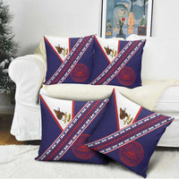 American Samoa Flag Day Pillow Cover Polynesian Tribal Tattoo Eagle Art LT19 - Polynesian Pride