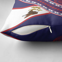 American Samoa Flag Day Pillow Cover Polynesian Tribal Tattoo Eagle Art LT19 - Polynesian Pride