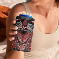 Aotearoa Iwi Ngapuhi Personalised 4 in 1 Can Cooler Tumbler Maori Kowhaiwhai Pattern LT19 - Polynesian Pride
