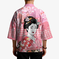 Japanese Geisha Cherry Blossom Kimono Pink Palaka Hawaii Pattern Fusion Design LT19 - Polynesian Pride
