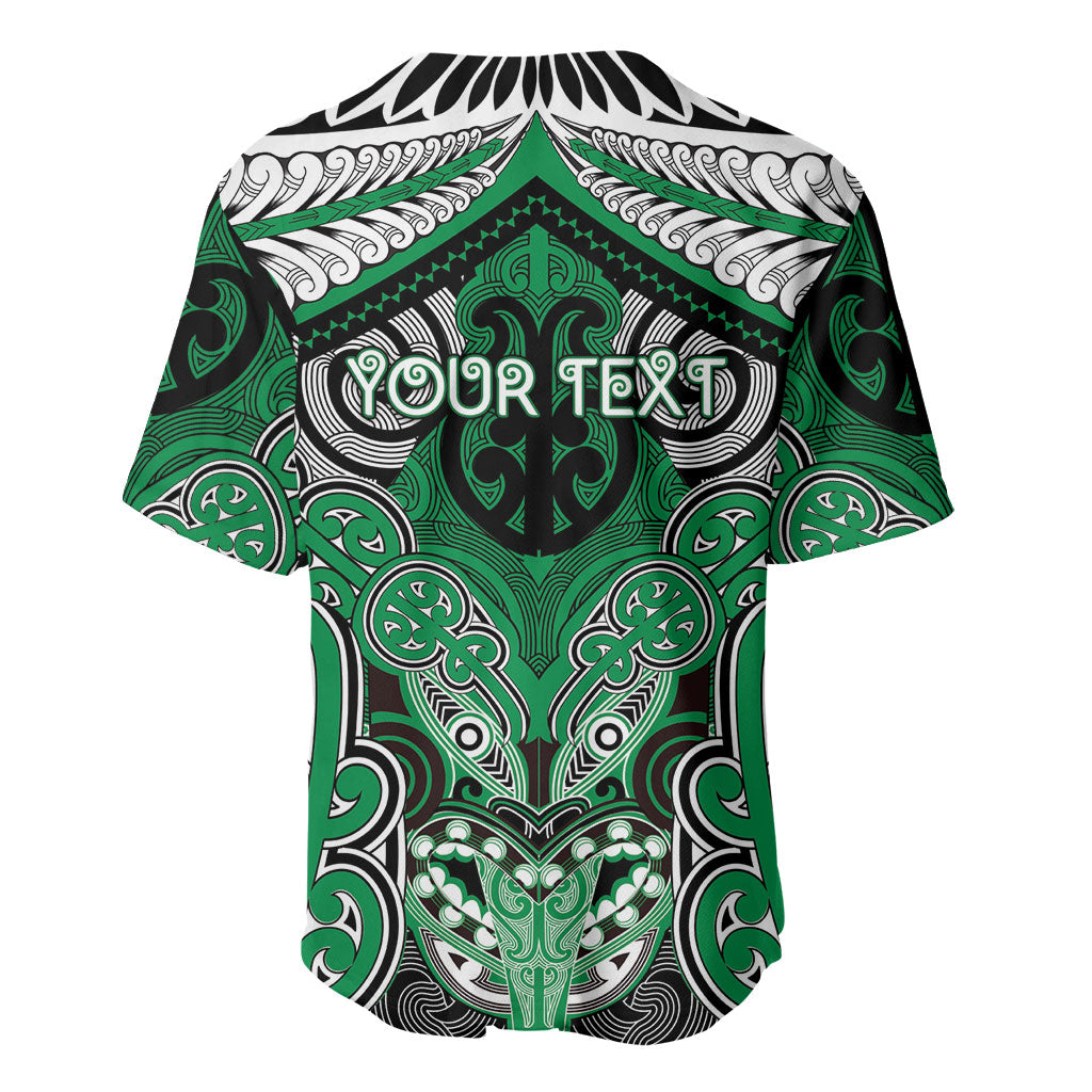 Aotearoa Iwi Ngai Tahu Personalised Baseball Jersey Maori Kowhaiwhai Pattern LT19 - Polynesian Pride