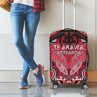 Aotearoa Iwi Te Arawa Luggage Cover Maori Kowhaiwhai Pattern LT19 - Polynesian Pride