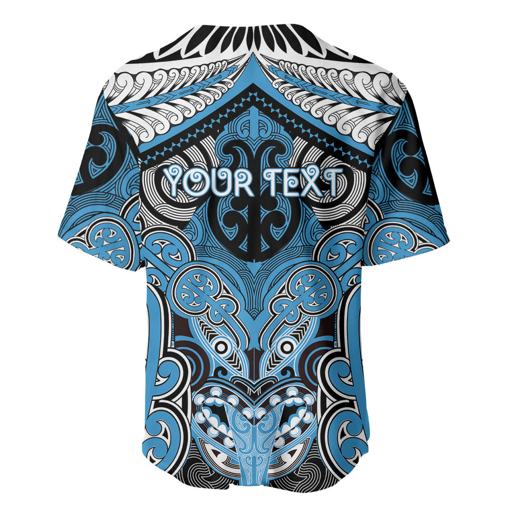 Aotearoa Iwi Ngati Kahungunu Personalised Baseball Jersey Maori Kowhaiwhai Pattern LT19 - Polynesian Pride