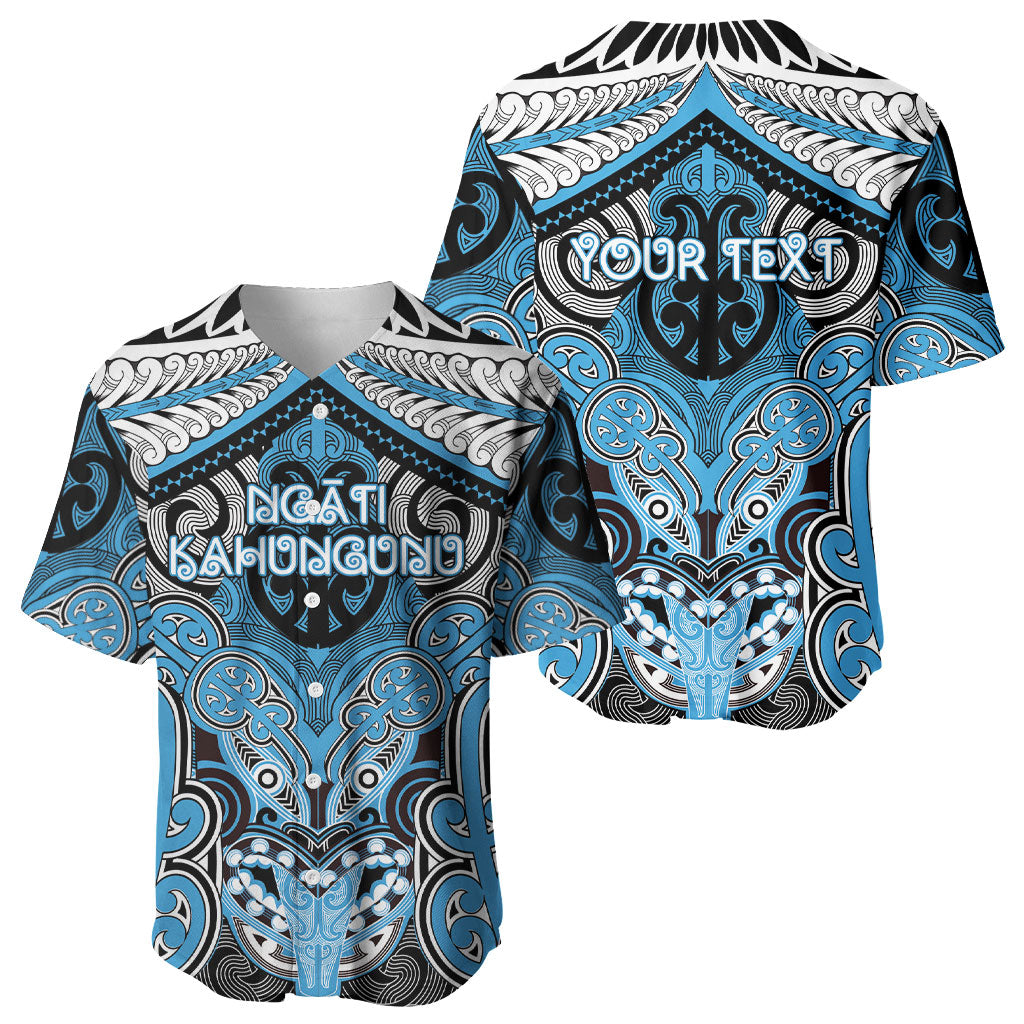 Aotearoa Iwi Ngati Kahungunu Personalised Baseball Jersey Maori Kowhaiwhai Pattern LT19 - Polynesian Pride