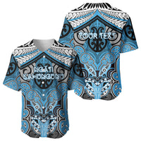 Aotearoa Iwi Ngati Kahungunu Personalised Baseball Jersey Maori Kowhaiwhai Pattern LT19 - Polynesian Pride