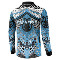 Aotearoa Iwi Ngati Kahungunu Personalised Button Sweatshirt Maori Kowhaiwhai Pattern LT19 - Polynesian Pride