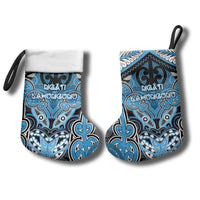 Aotearoa Iwi Ngati Kahungunu Personalised Christmas Stocking Maori Kowhaiwhai Pattern LT19 - Polynesian Pride