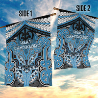 Aotearoa Iwi Ngati Kahungunu Garden Flag Maori Kowhaiwhai Pattern LT19 - Polynesian Pride