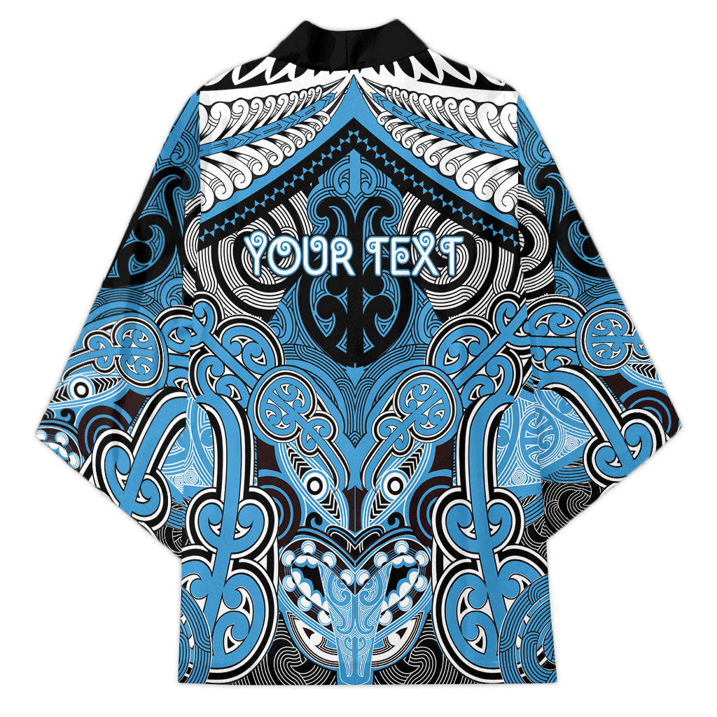 Aotearoa Iwi Ngati Kahungunu Personalised Kimono Maori Kowhaiwhai Pattern LT19 - Polynesian Pride