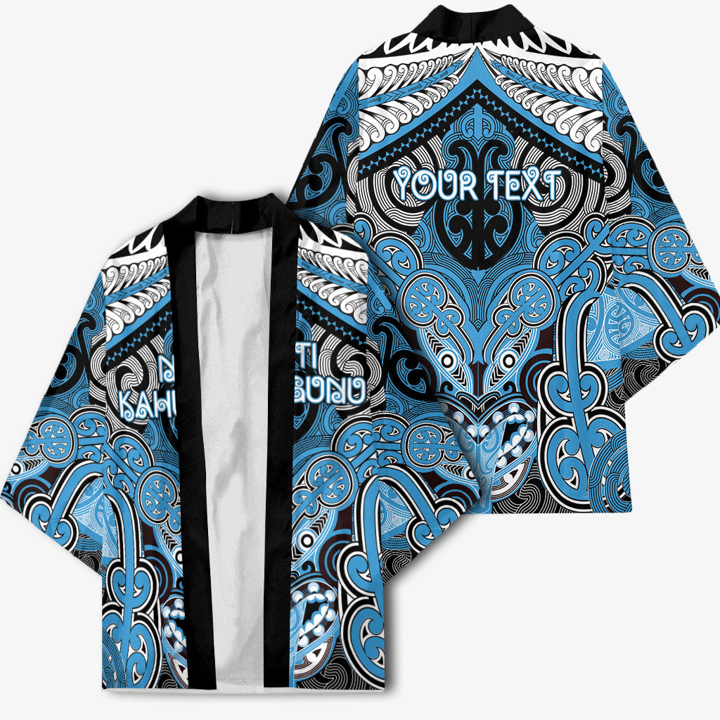 Aotearoa Iwi Ngati Kahungunu Personalised Kimono Maori Kowhaiwhai Pattern LT19 - Polynesian Pride