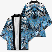 Aotearoa Iwi Ngati Kahungunu Personalised Kimono Maori Kowhaiwhai Pattern LT19 - Polynesian Pride