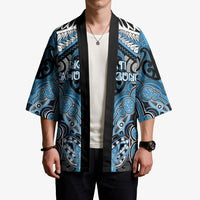 Aotearoa Iwi Ngati Kahungunu Personalised Kimono Maori Kowhaiwhai Pattern LT19 - Polynesian Pride