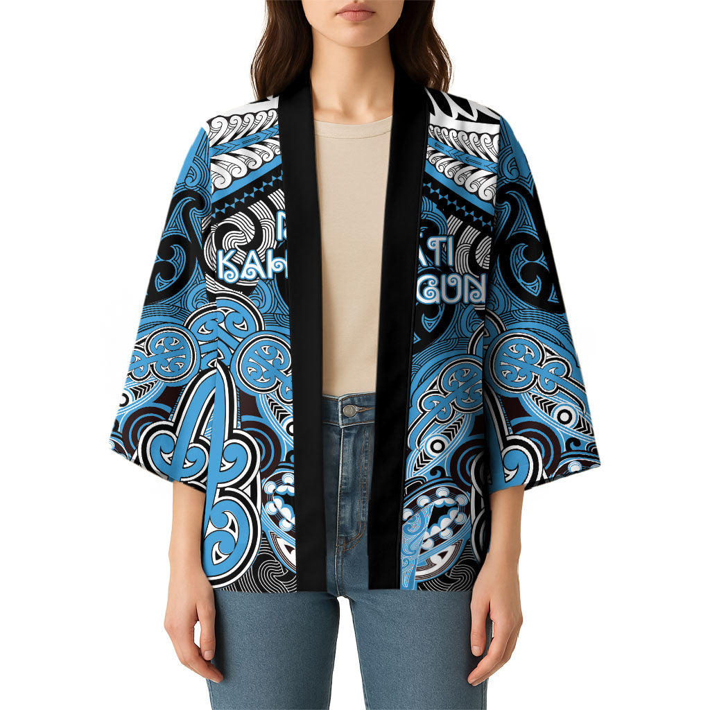 Aotearoa Iwi Ngati Kahungunu Personalised Kimono Maori Kowhaiwhai Pattern LT19 - Polynesian Pride