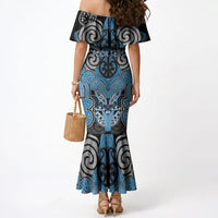 Aotearoa Iwi Ngati Kahungunu Personalised Mermaid Dress Maori Kowhaiwhai Pattern LT19 - Polynesian Pride