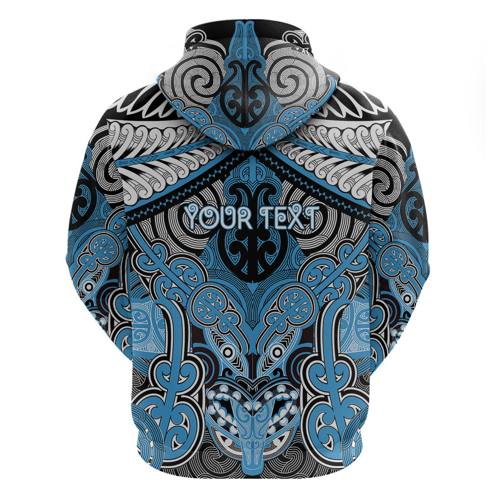 Aotearoa Iwi Ngati Kahungunu Personalised Zip Hoodie Maori Kowhaiwhai Pattern LT19 - Polynesian Pride