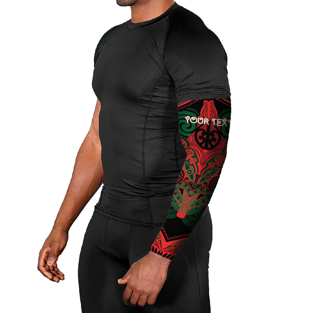 Aotearoa Iwi Tuhoe Personalised Arm Sleeves Maori Kowhaiwhai Pattern LT19 - Polynesian Pride