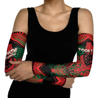 Aotearoa Iwi Tuhoe Personalised Arm Sleeves Maori Kowhaiwhai Pattern LT19 - Polynesian Pride