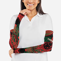 Aotearoa Iwi Tuhoe Personalised Arm Sleeves Maori Kowhaiwhai Pattern LT19 - Polynesian Pride