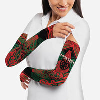 Aotearoa Iwi Tuhoe Personalised Arm Sleeves Maori Kowhaiwhai Pattern LT19 - Polynesian Pride