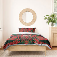 Aotearoa Iwi Tuhoe Bedding Set Maori Kowhaiwhai Pattern LT19 - Polynesian Pride