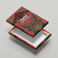 Aotearoa Iwi Tuhoe Canvas Wall Art Maori Kowhaiwhai Pattern LT19 - Polynesian Pride
