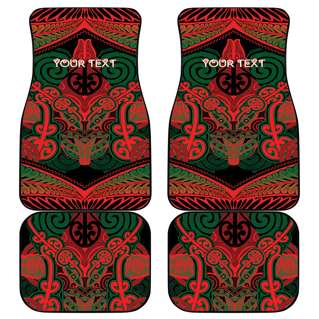 Aotearoa Iwi Tuhoe Personalised Car Mats Maori Kowhaiwhai Pattern LT19 - Polynesian Pride