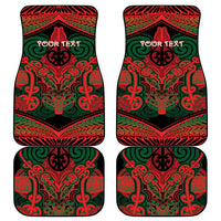Aotearoa Iwi Tuhoe Personalised Car Mats Maori Kowhaiwhai Pattern LT19 - Polynesian Pride