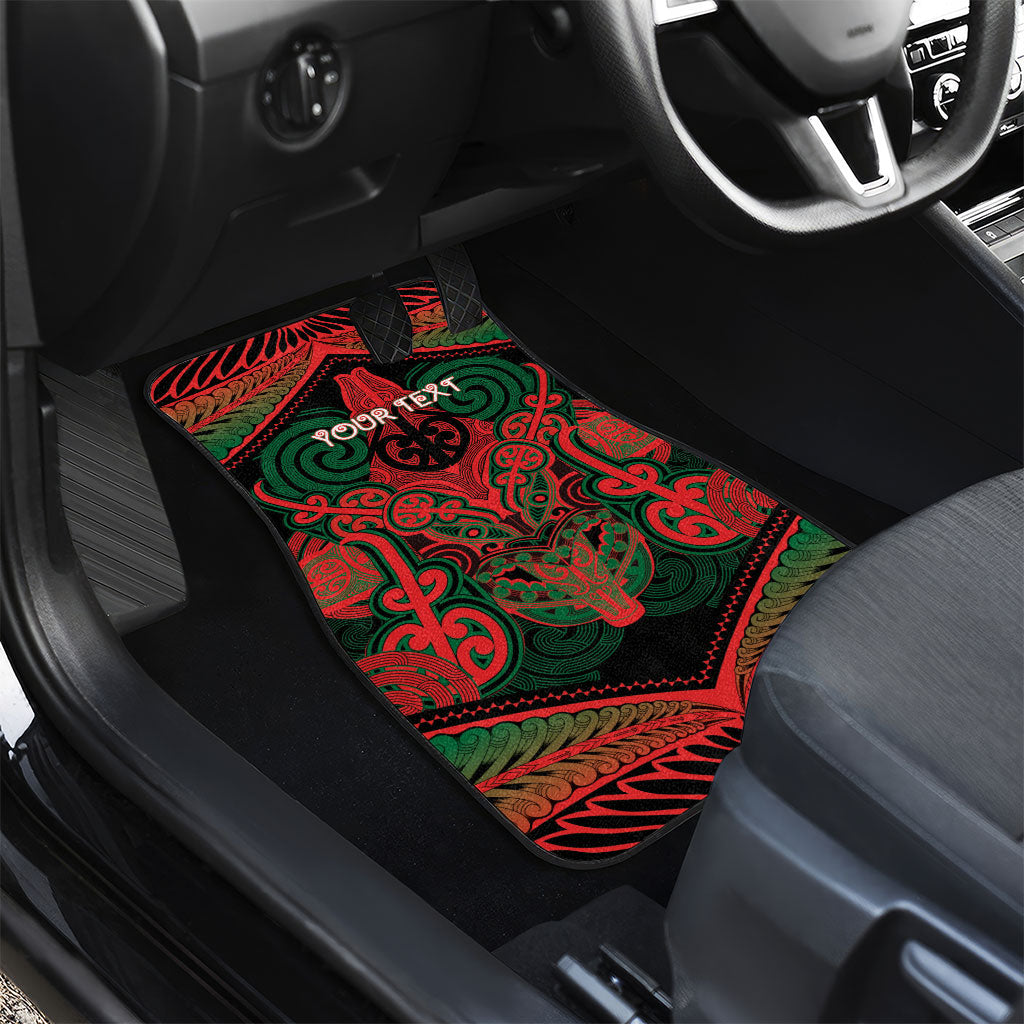 Aotearoa Iwi Tuhoe Personalised Car Mats Maori Kowhaiwhai Pattern LT19 - Polynesian Pride