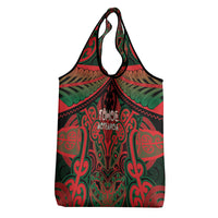 Aotearoa Iwi Tuhoe Grocery Bag Maori Kowhaiwhai Pattern LT19 - Polynesian Pride