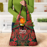 Aotearoa Iwi Tuhoe Grocery Bag Maori Kowhaiwhai Pattern LT19 - Polynesian Pride