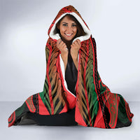 Aotearoa Iwi Tuhoe Hooded Blanket Maori Kowhaiwhai Pattern LT19 - Polynesian Pride
