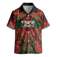 Aotearoa Iwi Tuhoe Personalised Kid Hawaiian Shirt Maori Kowhaiwhai Pattern LT19 - Polynesian Pride